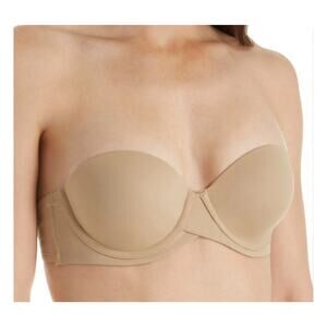 Women's Self Expressions SE6990 Stay Put Strapless Bra (Body Beige 34B)